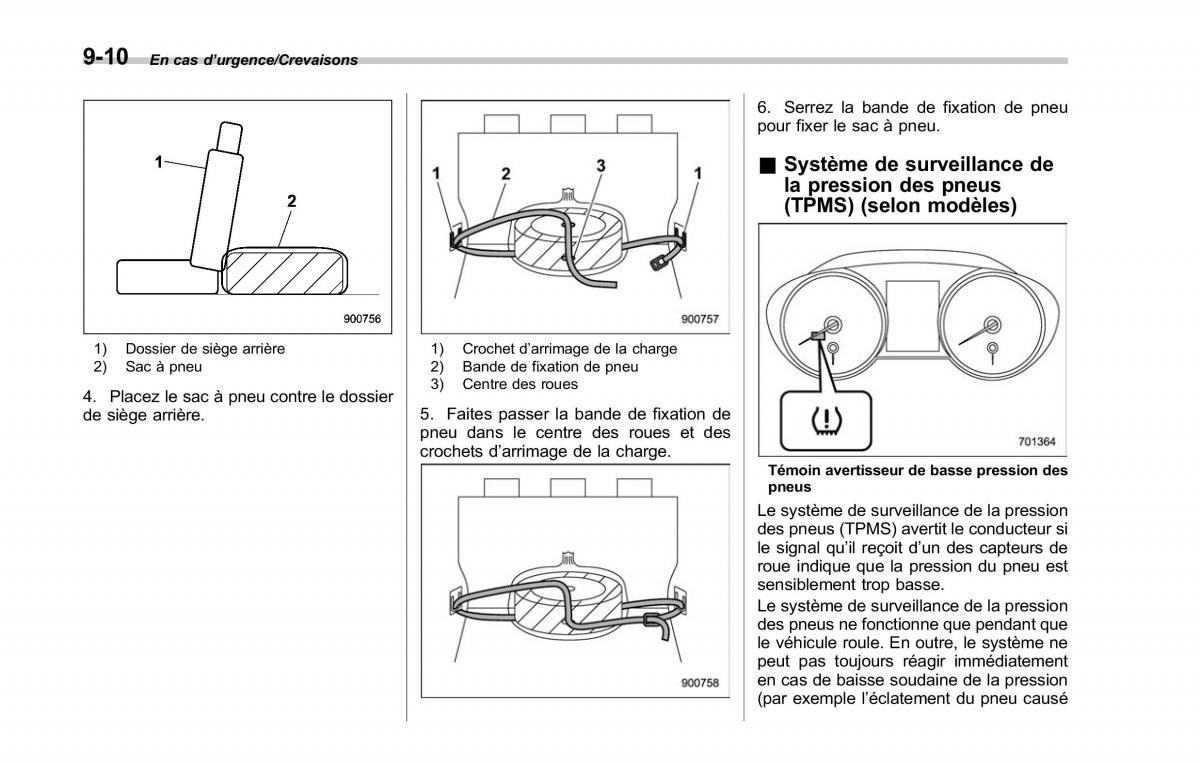 Subaru Outback Legacy V 5 manuel du proprietaire / page 503