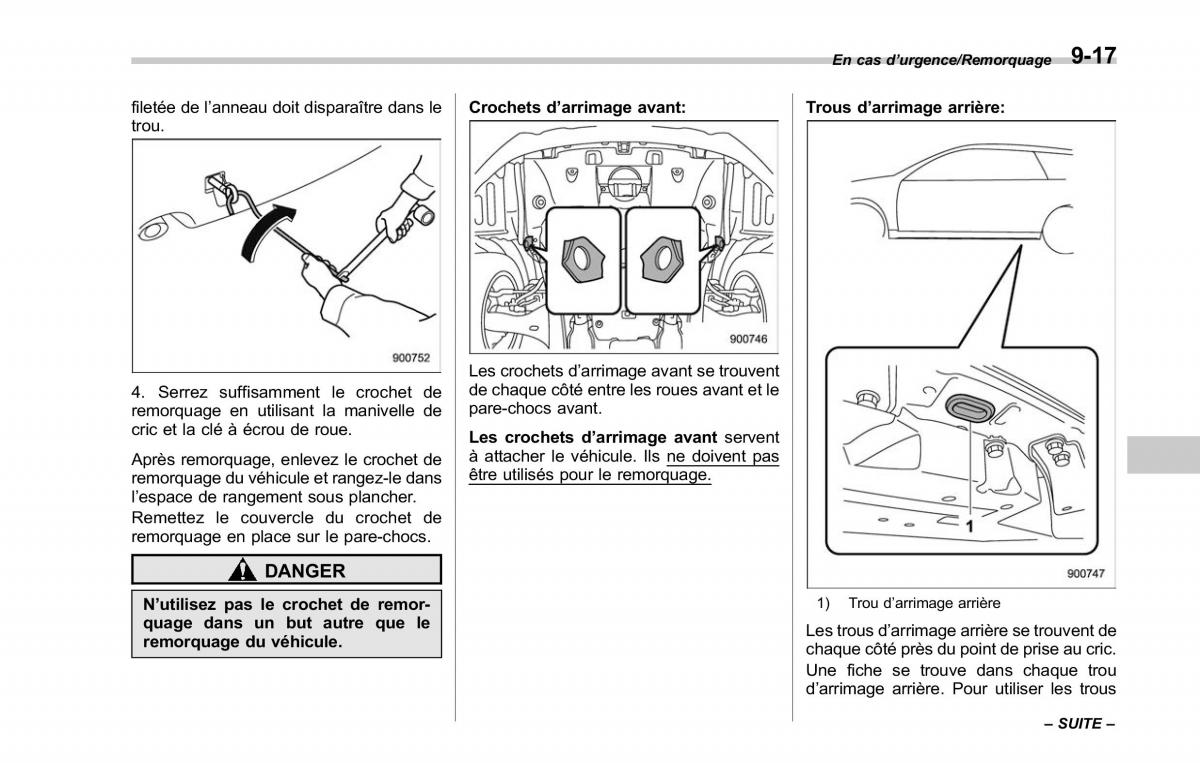 Subaru Outback Legacy V 5 manuel du proprietaire / page 510