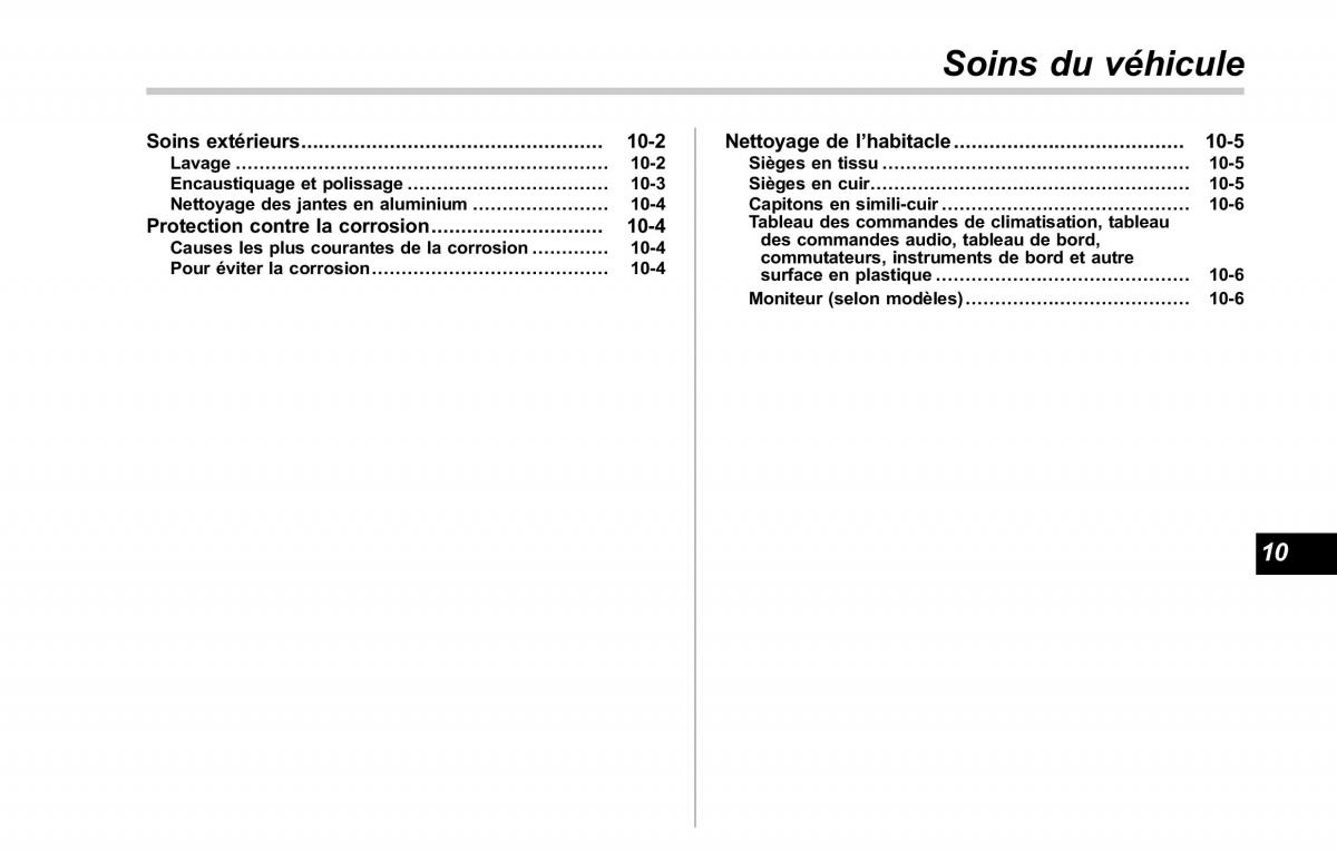 Subaru Outback Legacy V 5 manuel du proprietaire / page 520