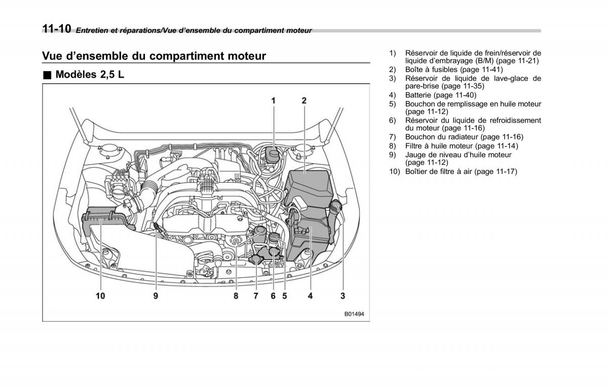 Subaru Outback Legacy V 5 manuel du proprietaire / page 535