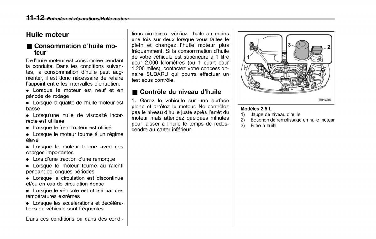 Subaru Outback Legacy V 5 manuel du proprietaire / page 537