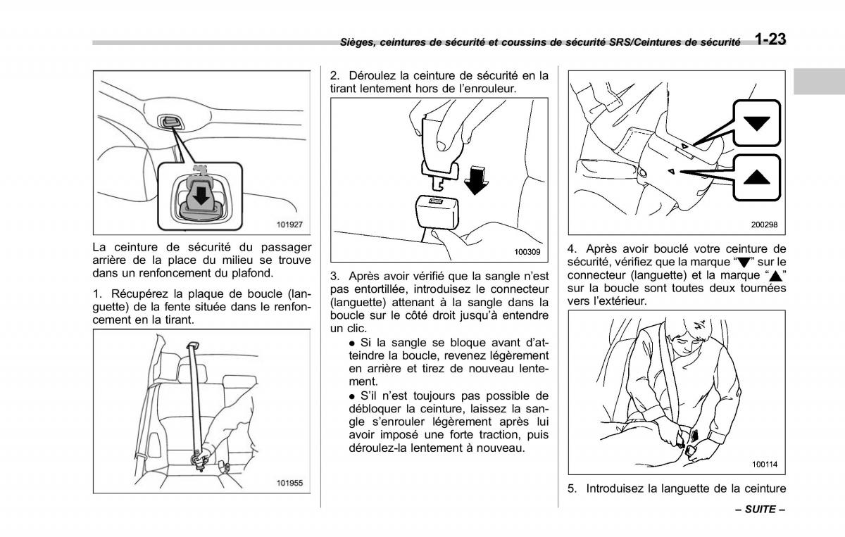 Subaru Outback Legacy V 5 manuel du proprietaire / page 54