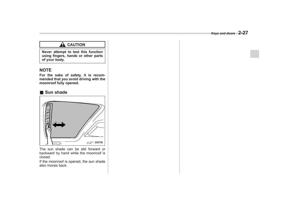 Subaru Tribeca owners manual / page 128