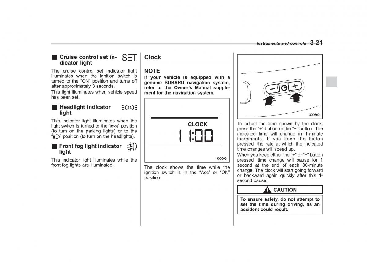 Subaru Tribeca owners manual / page 150