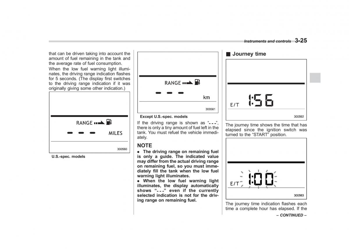 Subaru Tribeca owners manual / page 154