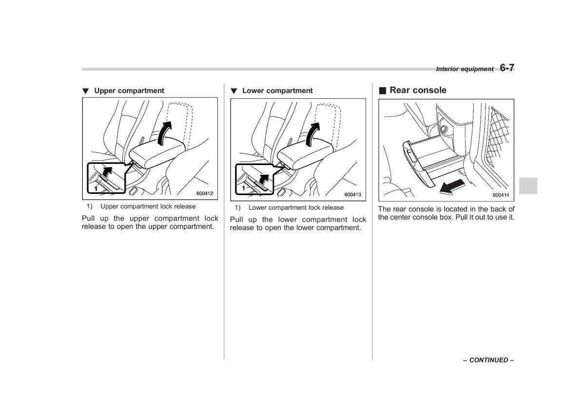 Subaru Tribeca owners manual / page 224