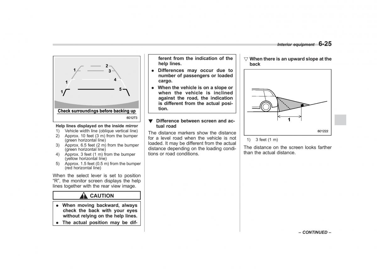 Subaru Tribeca owners manual / page 242