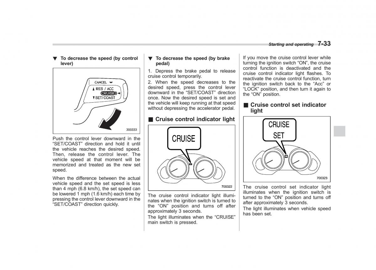 Subaru Tribeca owners manual / page 276