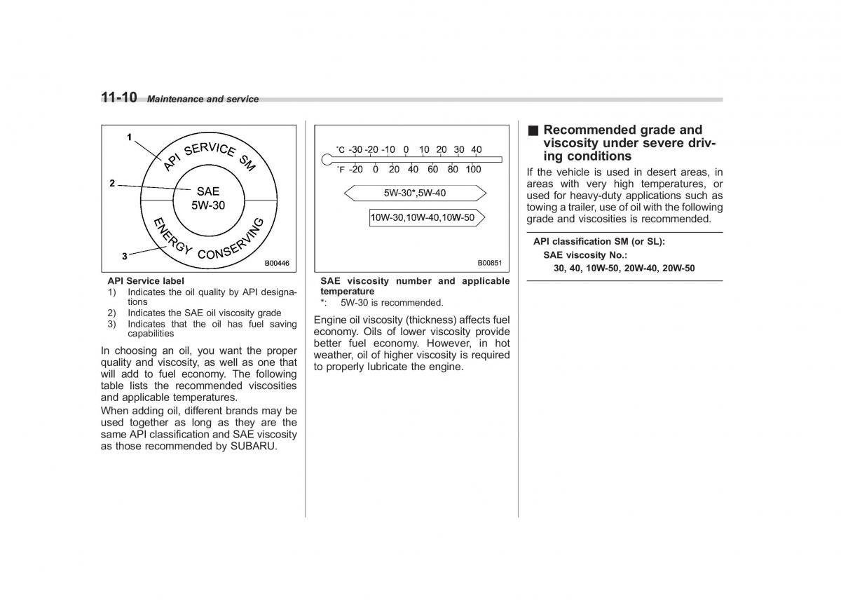 Subaru Tribeca owners manual / page 341