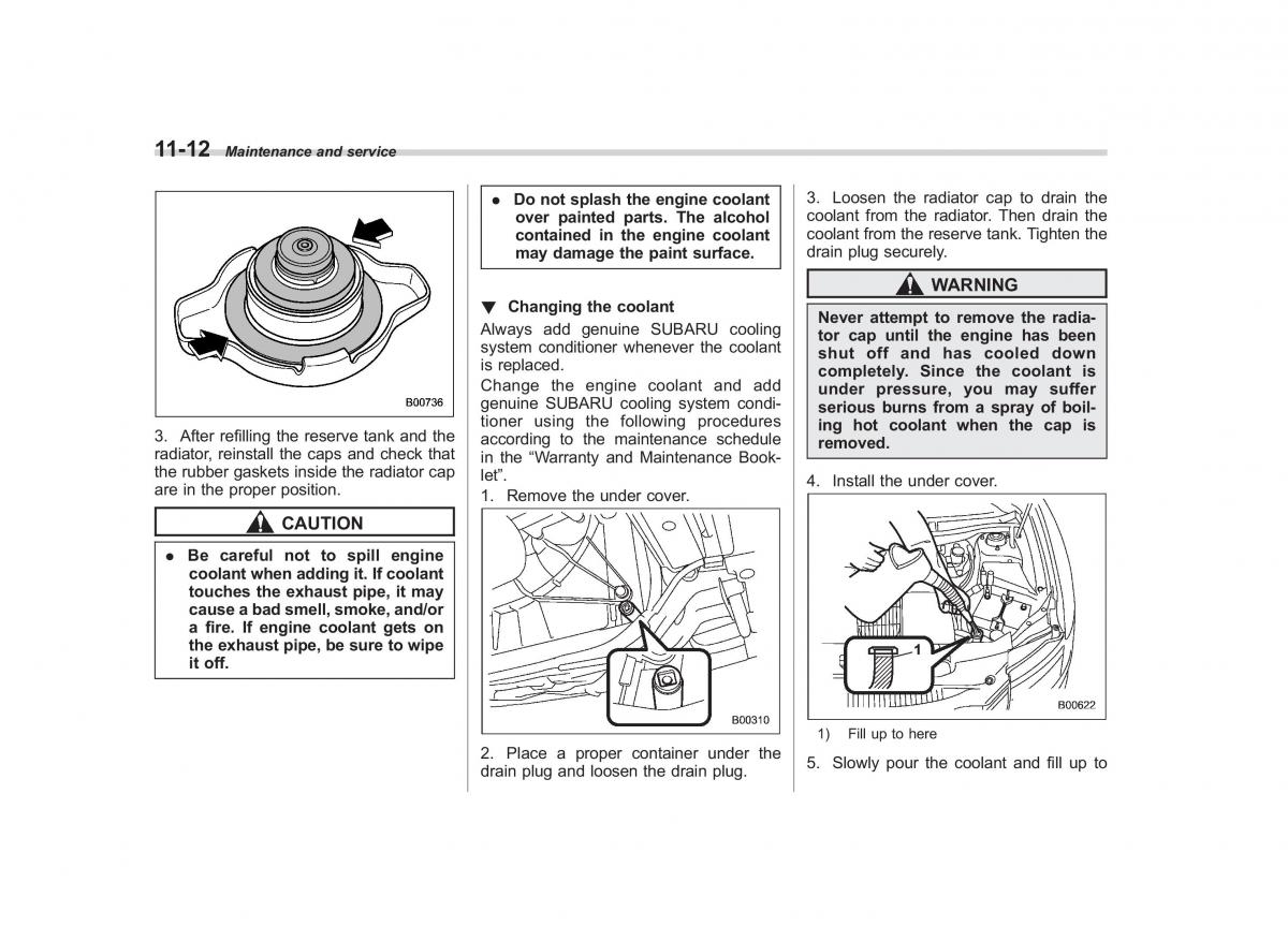 Subaru Tribeca owners manual / page 343