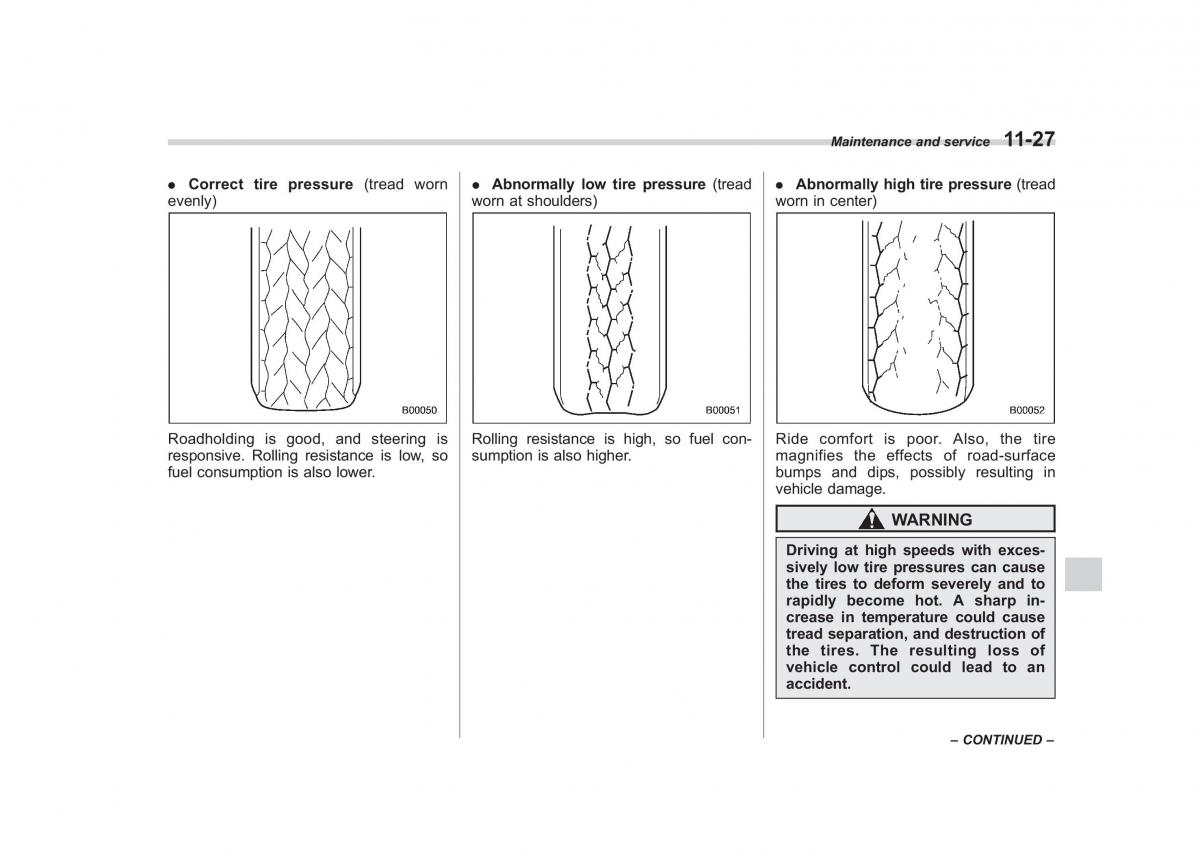 Subaru Tribeca owners manual / page 358