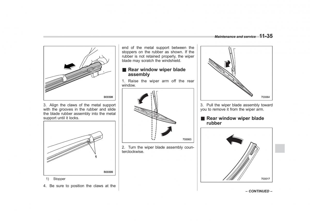 Subaru Tribeca owners manual / page 366