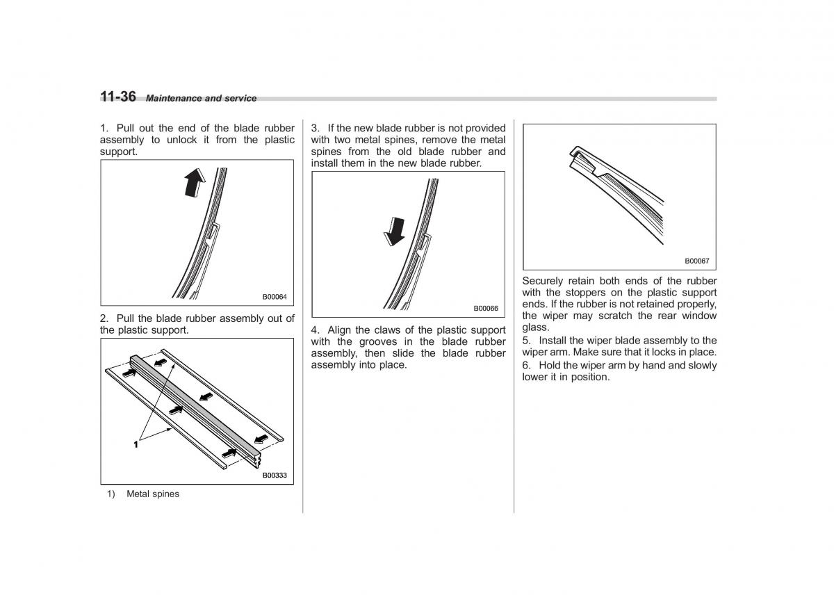 Subaru Tribeca owners manual / page 367