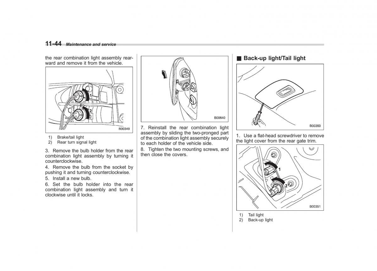 Subaru Tribeca owners manual / page 375