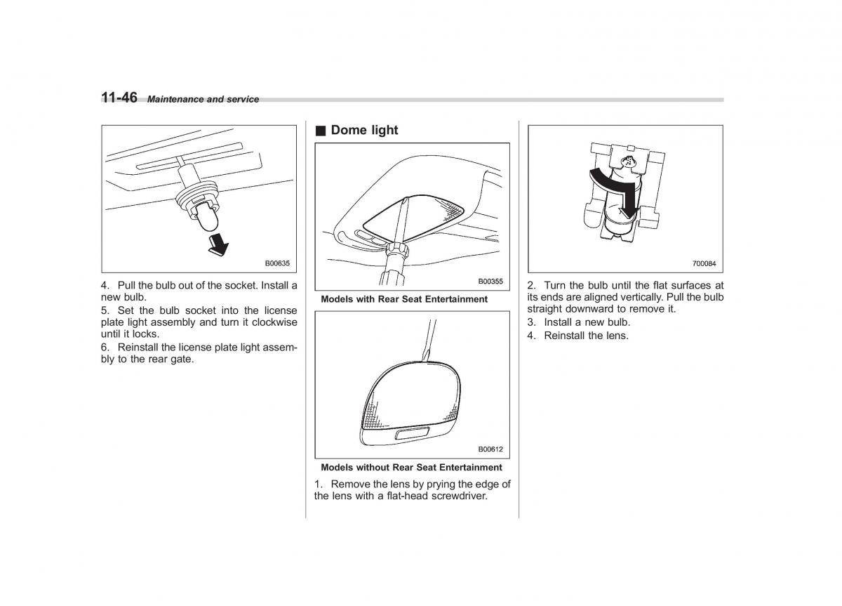 Subaru Tribeca owners manual / page 377