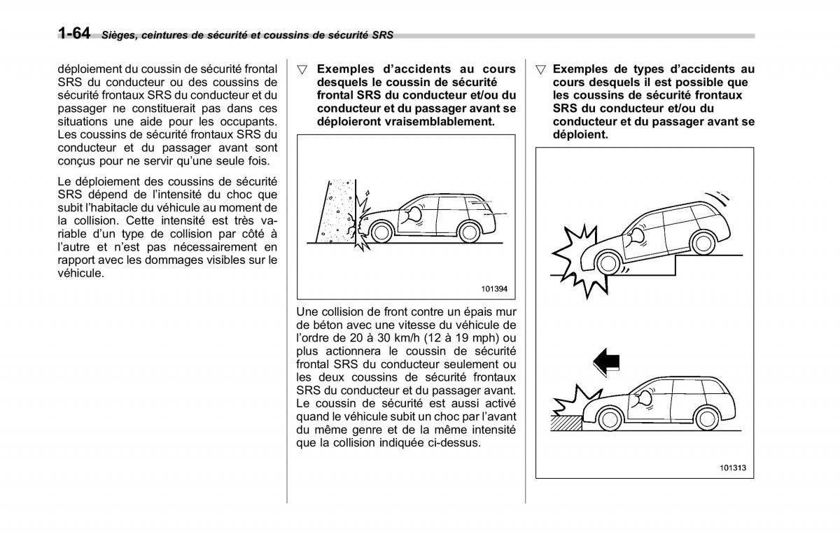 Subaru Tribeca manuel du proprietaire / page 94