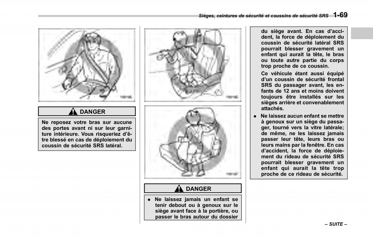 Subaru Tribeca manuel du proprietaire / page 99