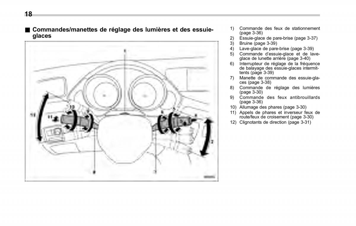 Subaru Tribeca manuel du proprietaire / page 22