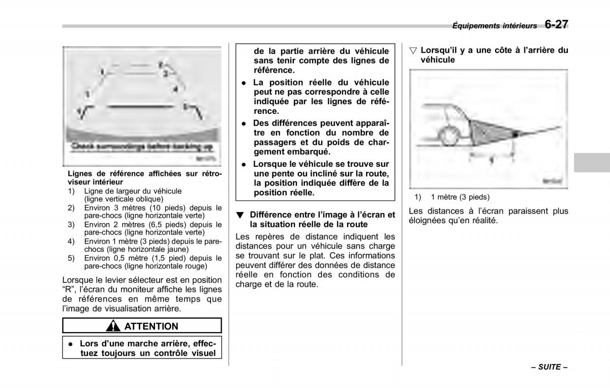 Subaru Tribeca manuel du proprietaire / page 265