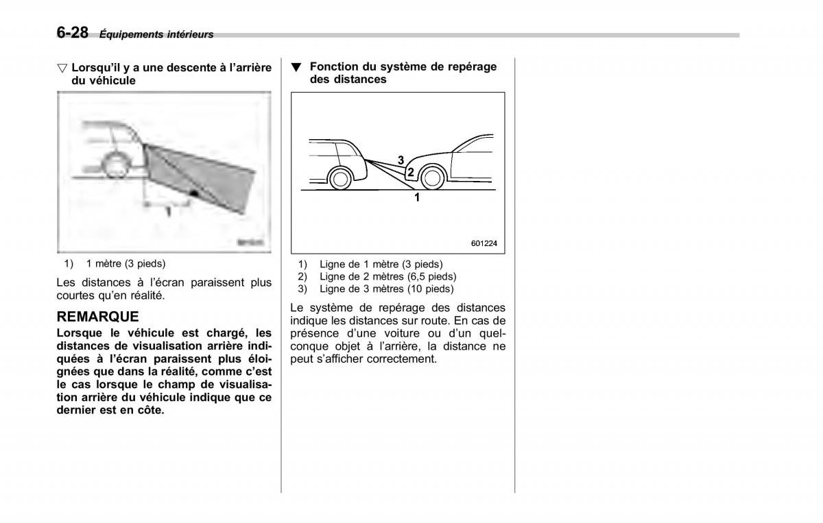 Subaru Tribeca manuel du proprietaire / page 266