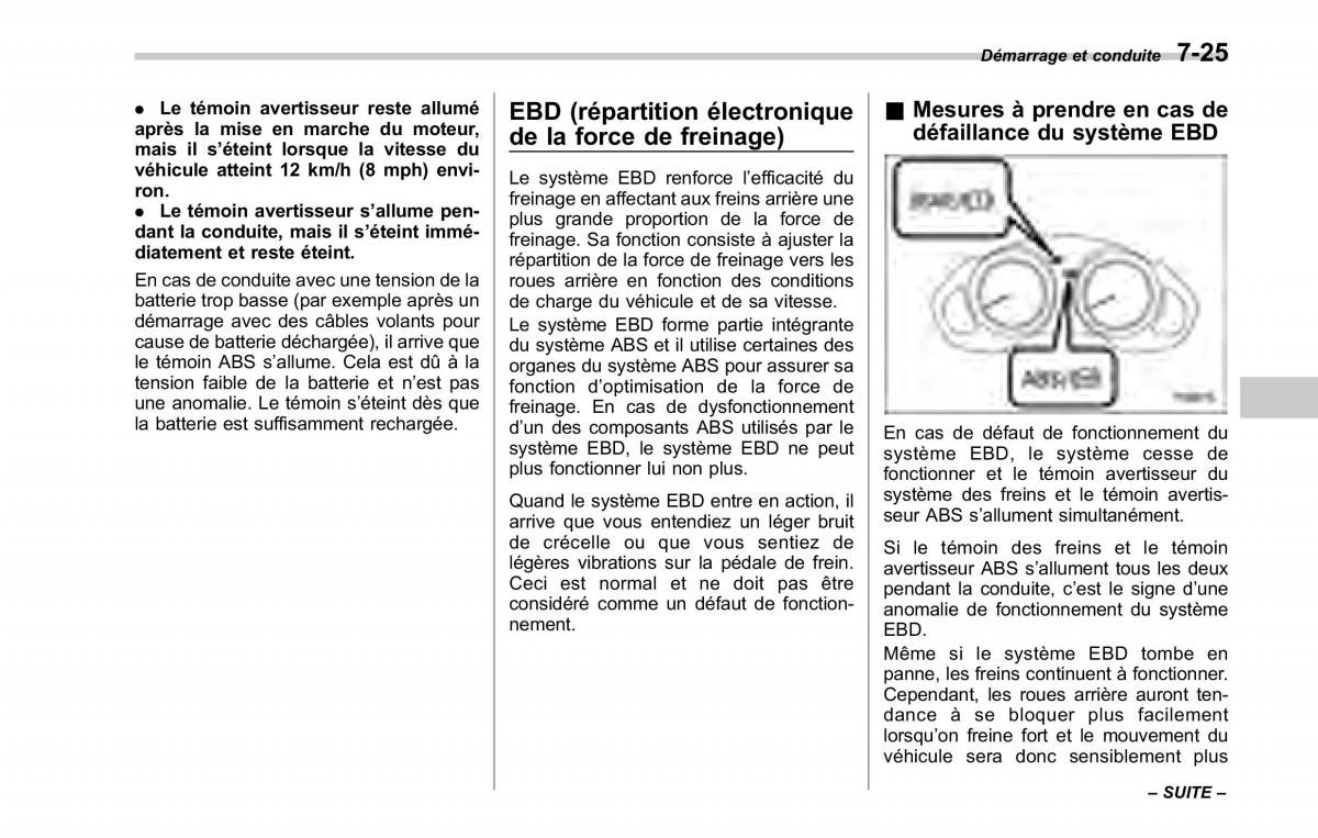 Subaru Tribeca manuel du proprietaire / page 291