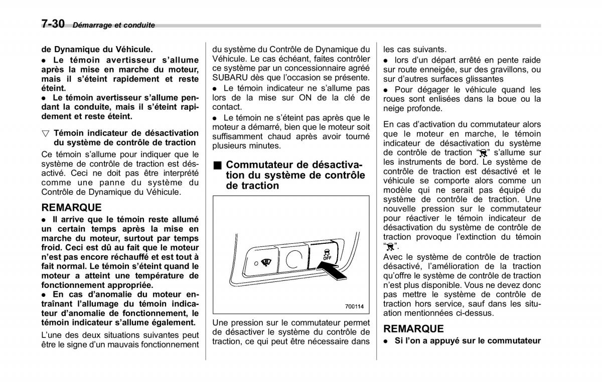 Subaru Tribeca manuel du proprietaire / page 296