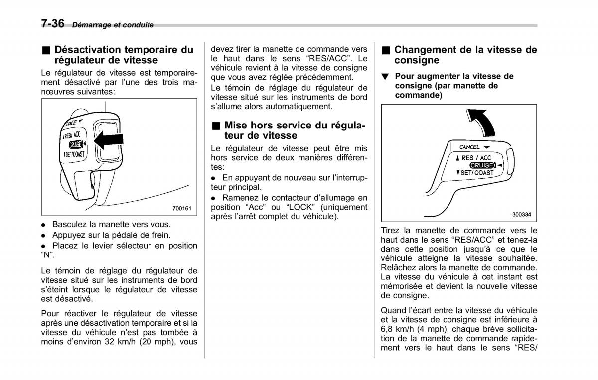 Subaru Tribeca manuel du proprietaire / page 302