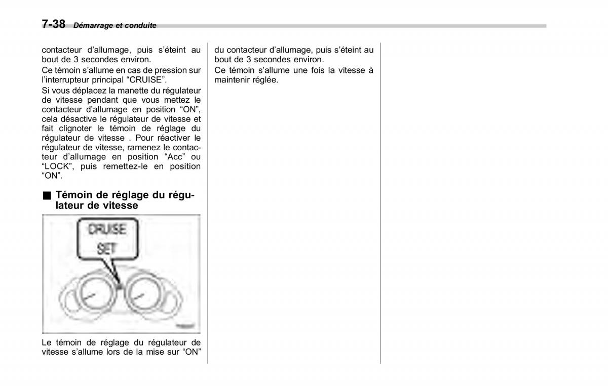 Subaru Tribeca manuel du proprietaire / page 304