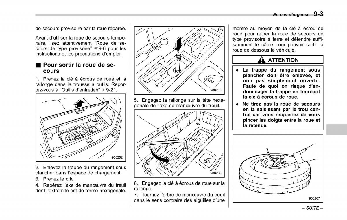 Subaru Tribeca manuel du proprietaire / page 339