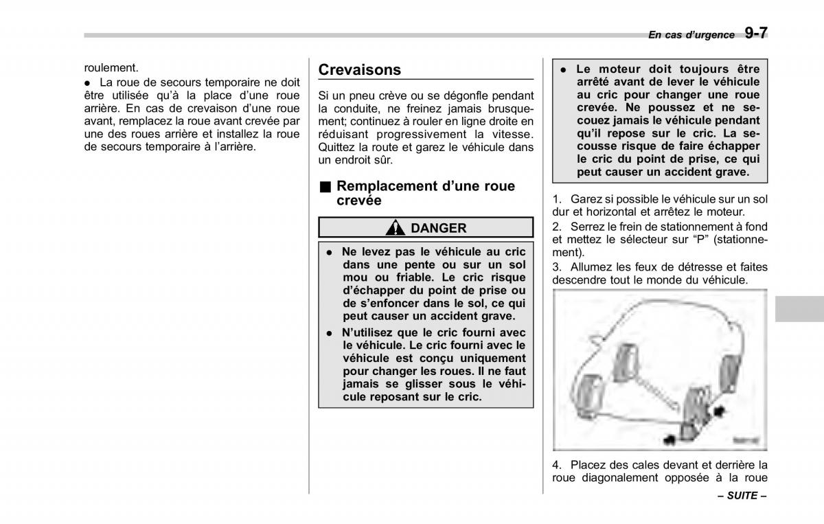 Subaru Tribeca manuel du proprietaire / page 343