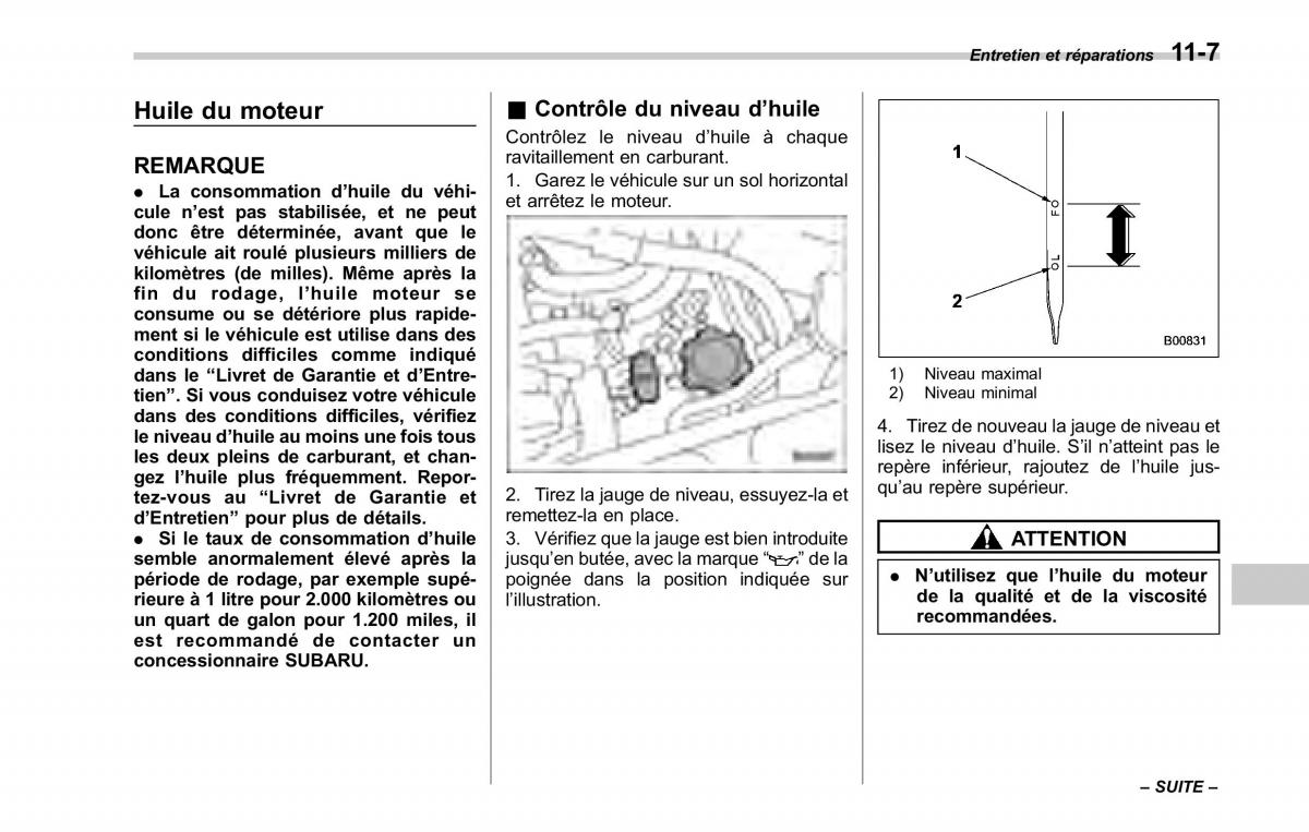 Subaru Tribeca manuel du proprietaire / page 371