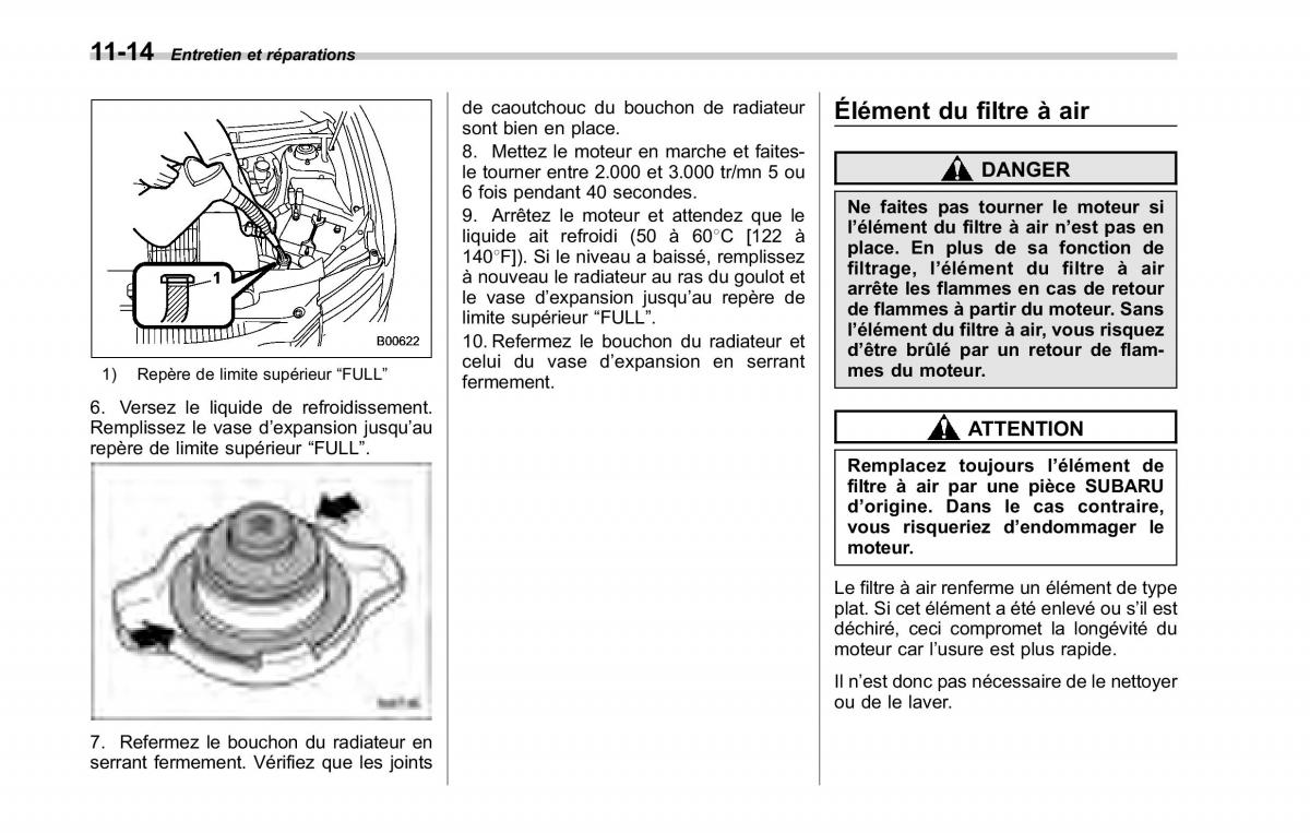 Subaru Tribeca manuel du proprietaire / page 378