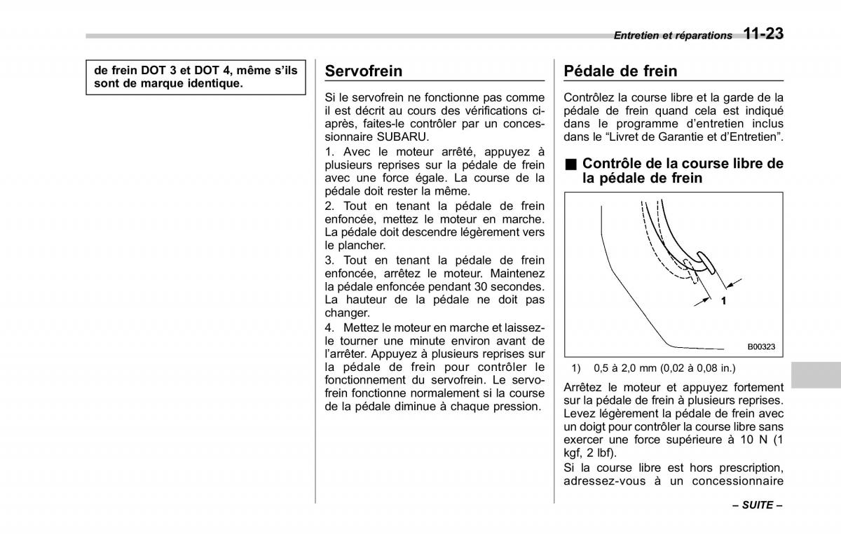 Subaru Tribeca manuel du proprietaire / page 387