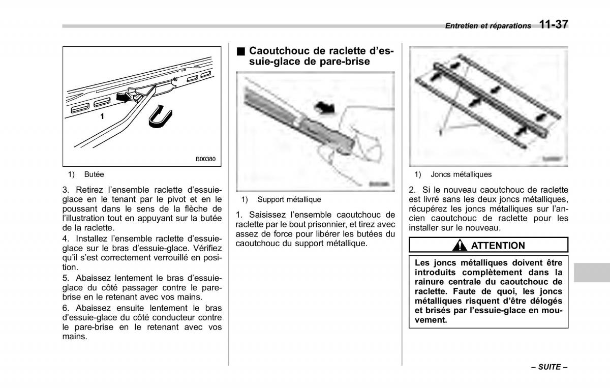 Subaru Tribeca manuel du proprietaire / page 401