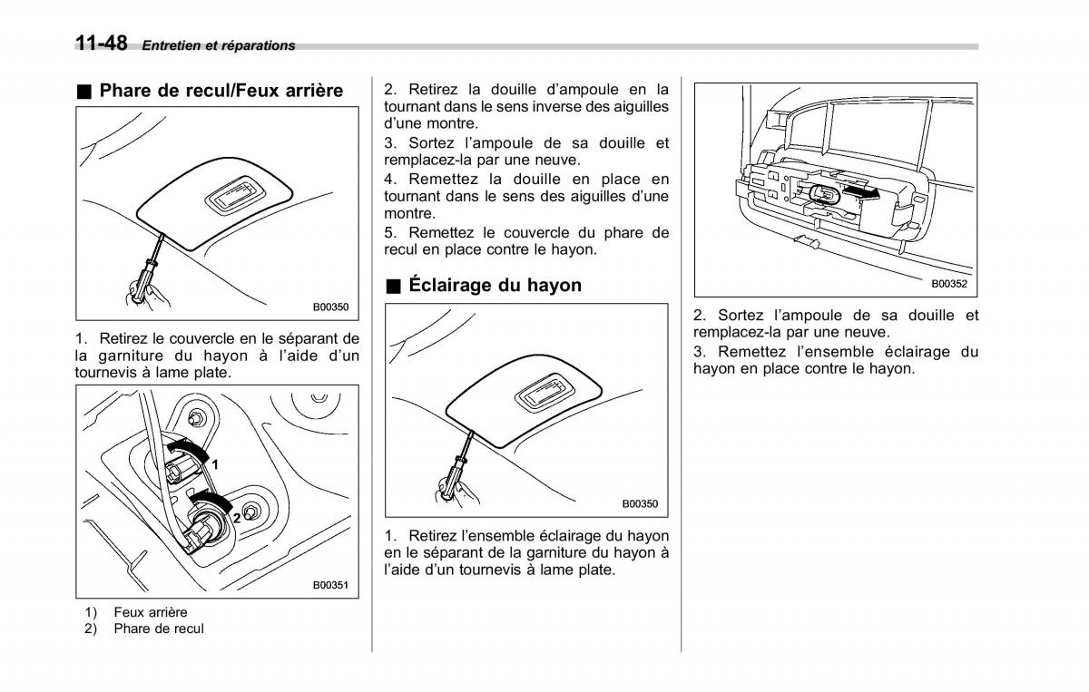 Subaru Tribeca manuel du proprietaire / page 412