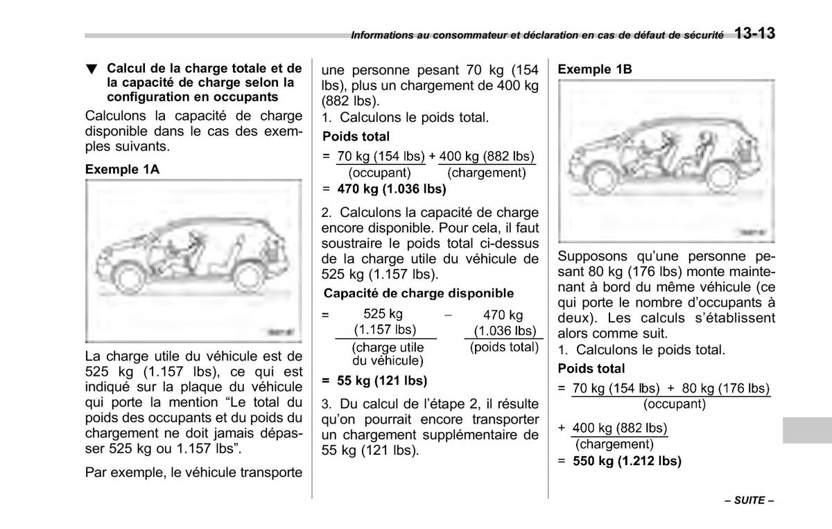 Subaru Tribeca manuel du proprietaire / page 441