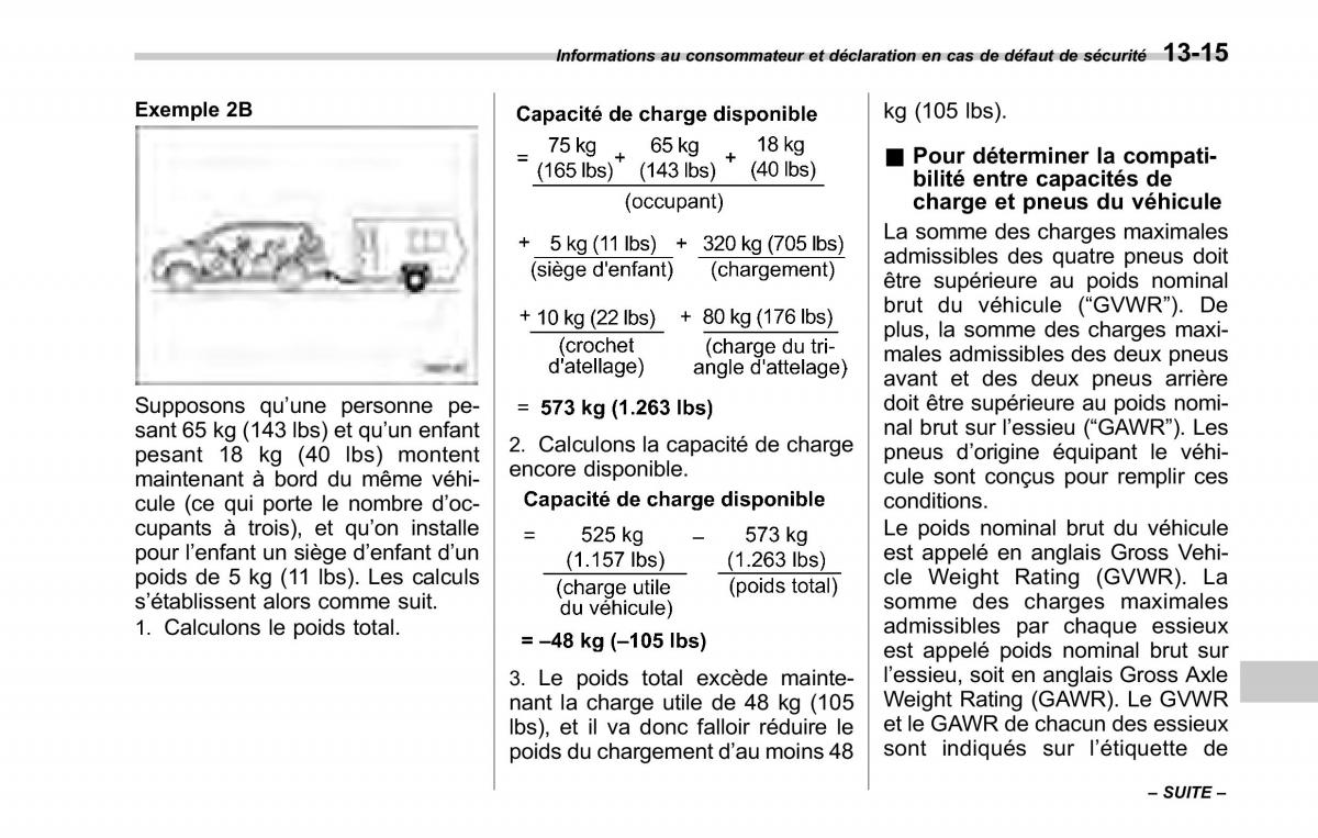 Subaru Tribeca manuel du proprietaire / page 443