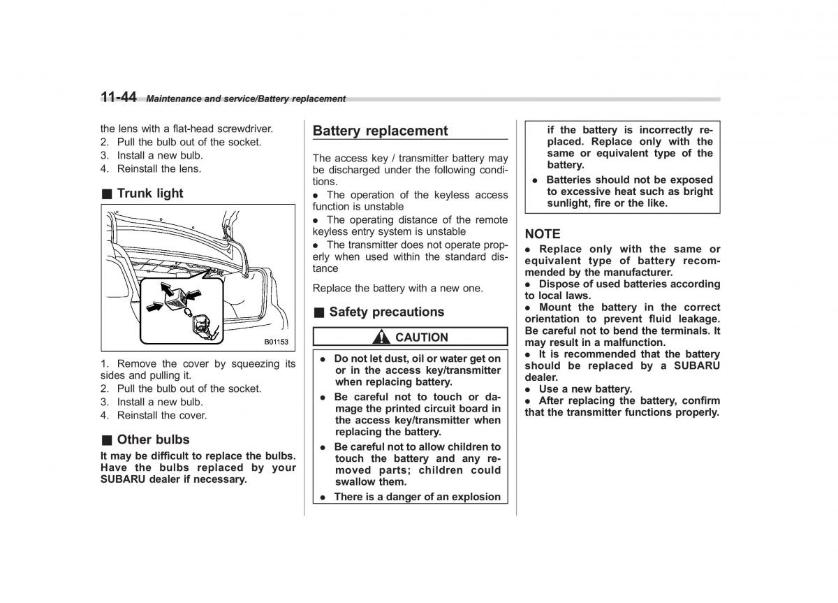 Subaru XV Crosstrek owners manual / page 547