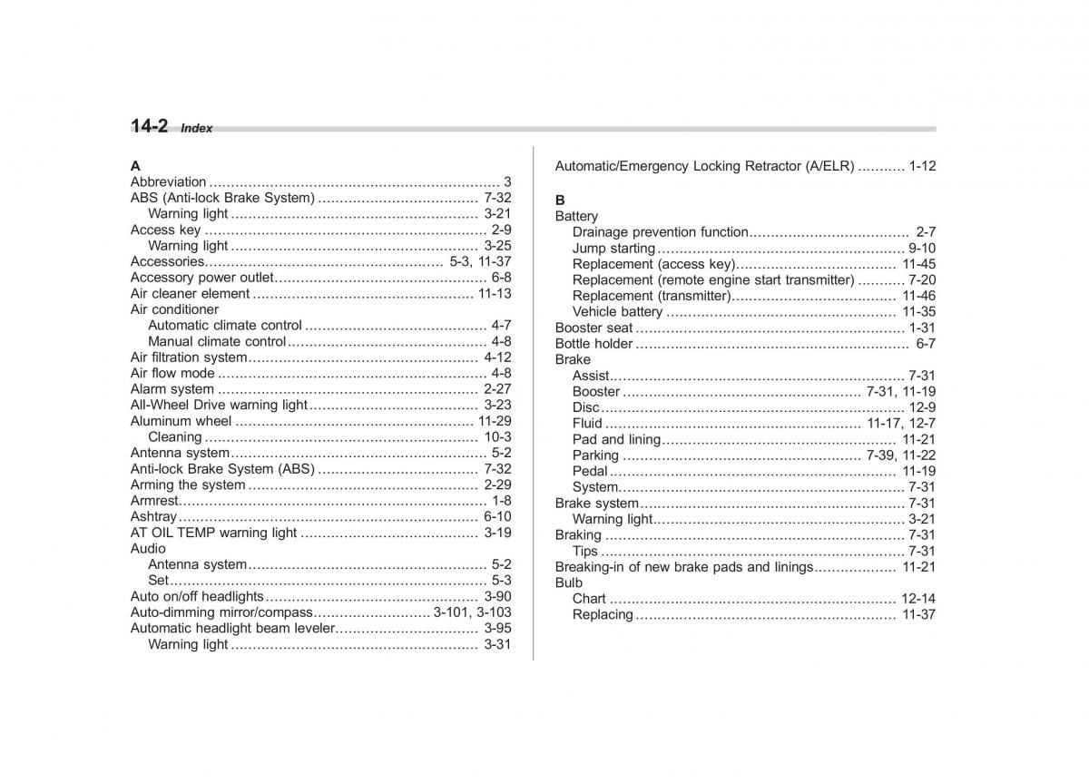 Subaru XV Crosstrek owners manual / page 587