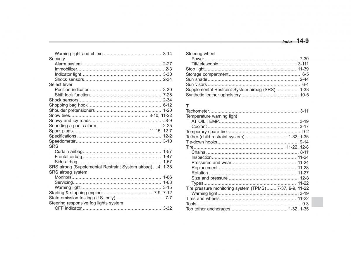 Subaru XV Crosstrek owners manual / page 594