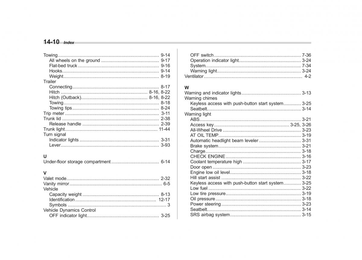 Subaru XV Crosstrek owners manual / page 595