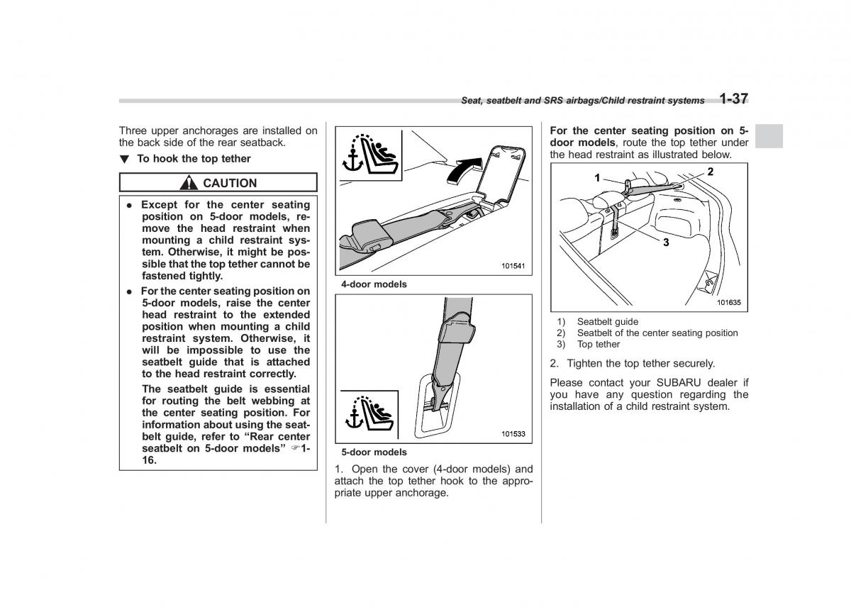 Subaru XV Crosstrek owners manual / page 64