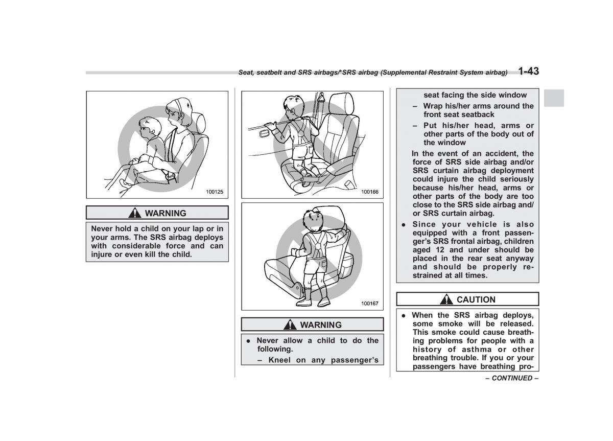 Subaru XV Crosstrek owners manual / page 70