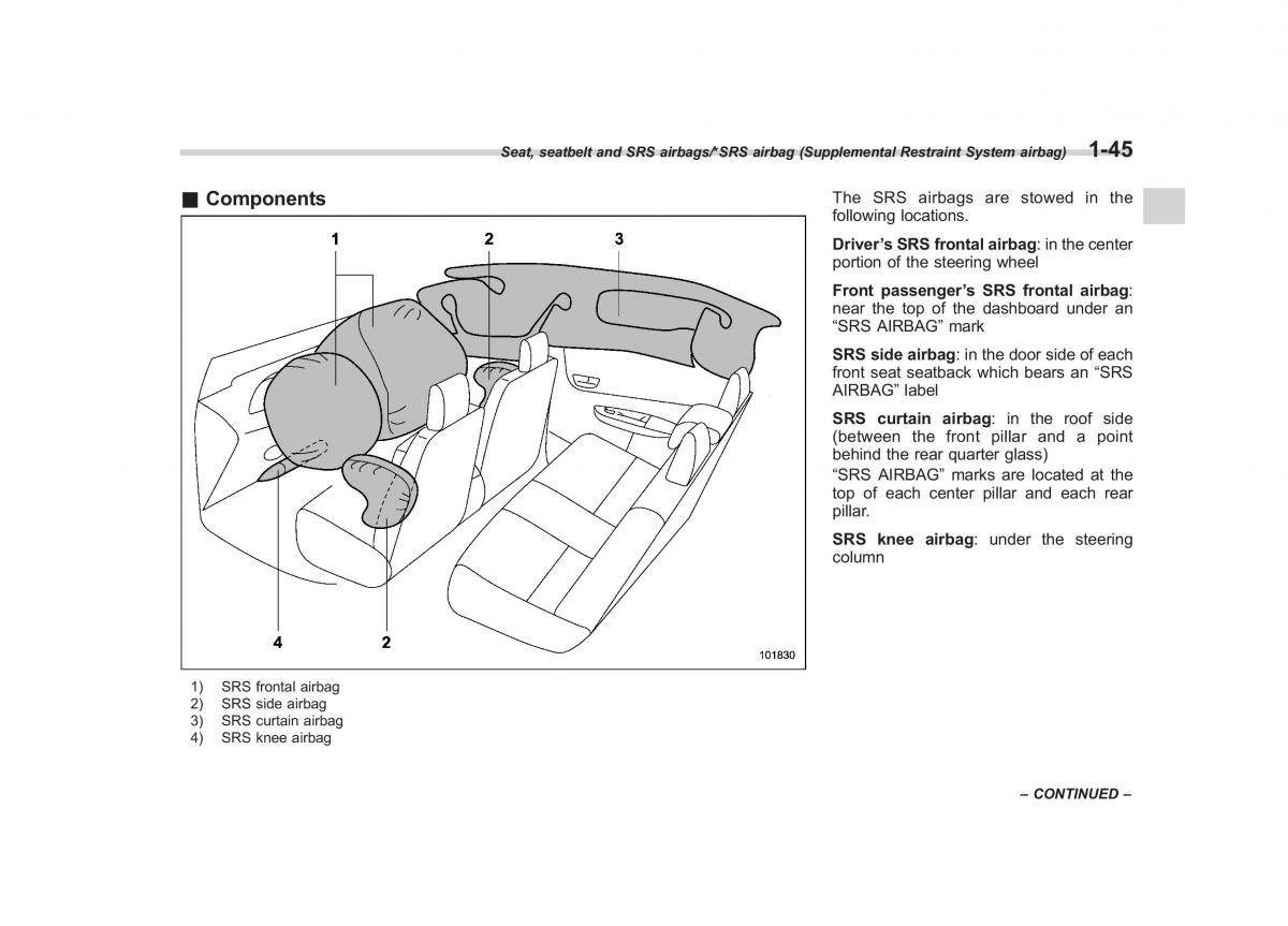 Subaru XV Crosstrek owners manual / page 72