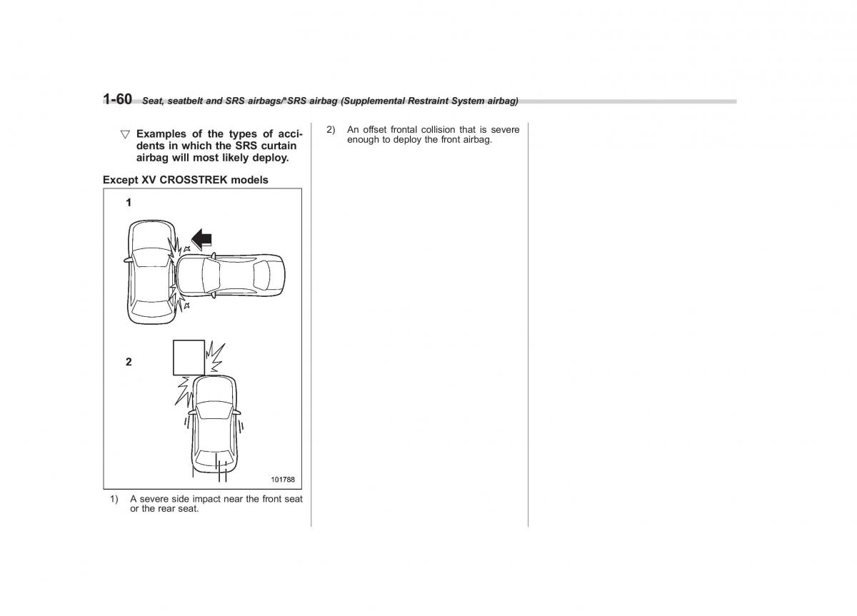 Subaru XV Crosstrek owners manual / page 87