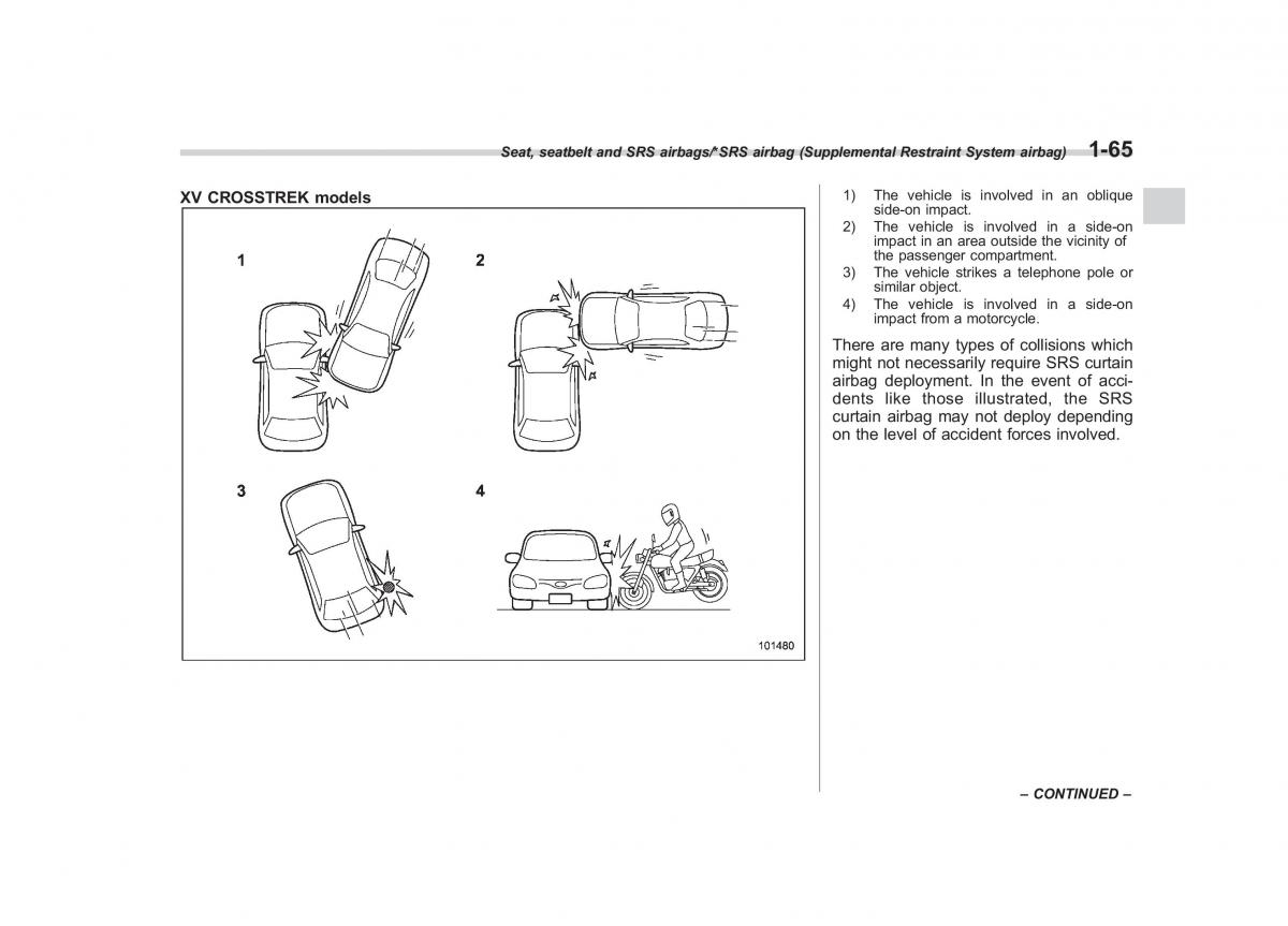 Subaru XV Crosstrek owners manual / page 92