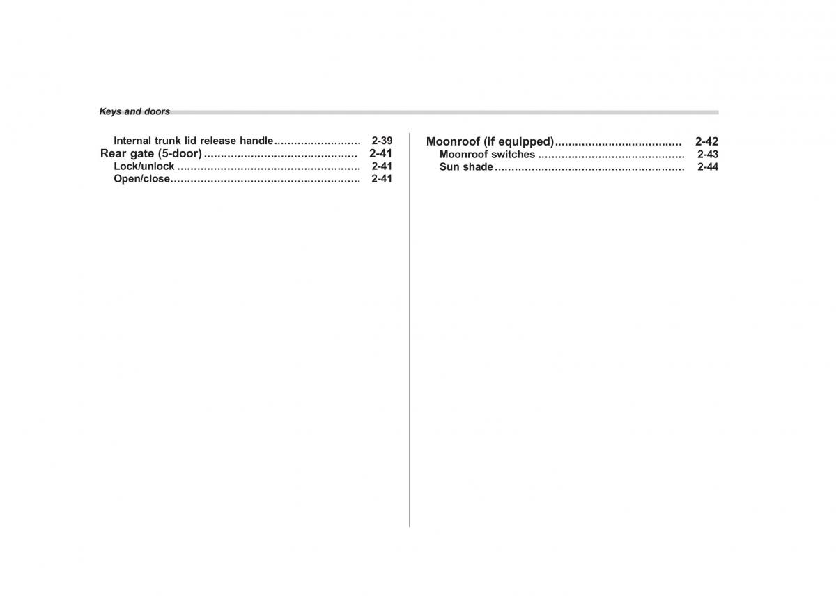 Subaru XV Crosstrek owners manual / page 99