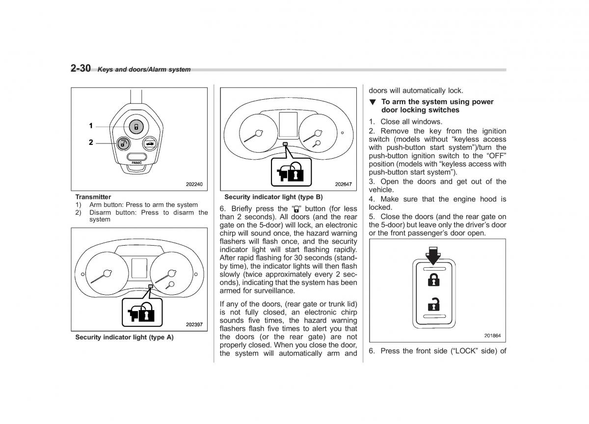 Subaru XV Crosstrek owners manual / page 127