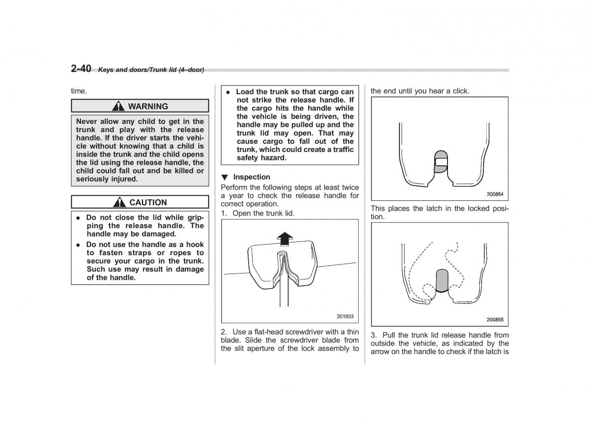 Subaru XV Crosstrek owners manual / page 137