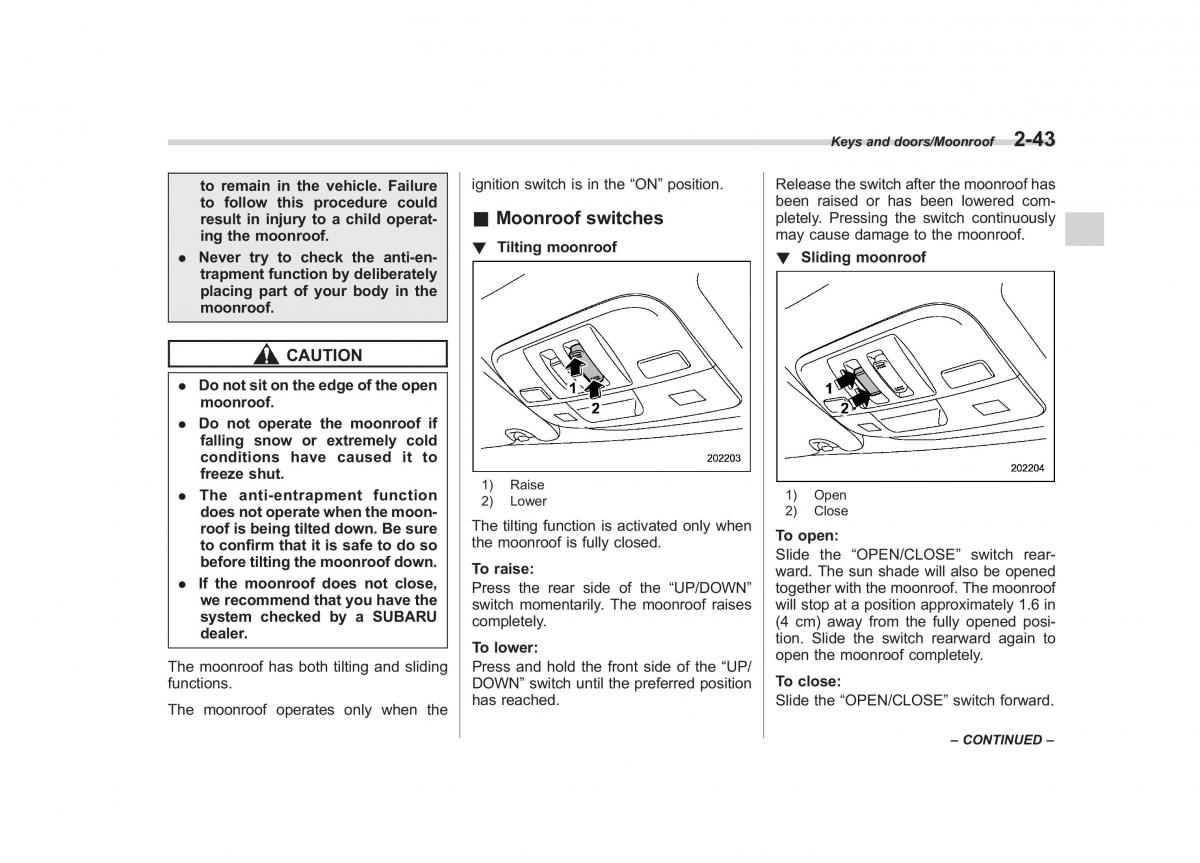 Subaru XV Crosstrek owners manual / page 140